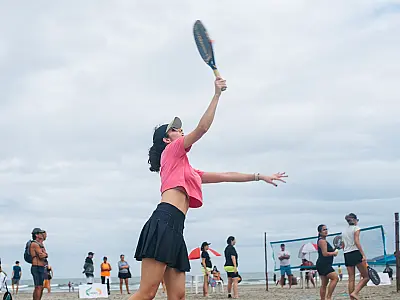Edição do Santos Open Beach Tennis Outubro Rosa acontece neste final de semana