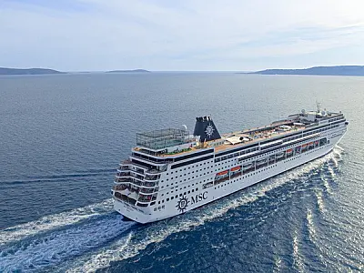 Navio MSC Sinfonia inicia hoje seus roteiros pelo Brasil da temporada 2025/2026