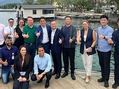 Comitiva chinesa visita Cubatão e conhece projetos de urbanismo e proteção ambiental
