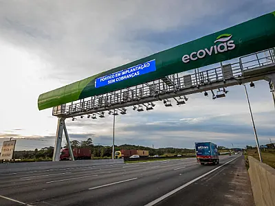 Pórtico eletrônico no Sistema Anchieta-Imigrantes terá nova data de operação