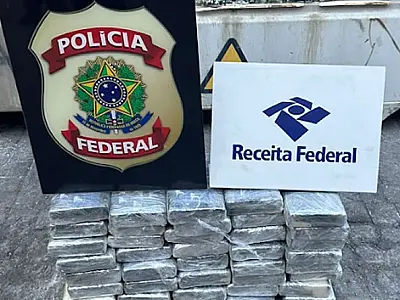 Receita Federal intercepta 44Kg de cocaína no Porto de Santos
