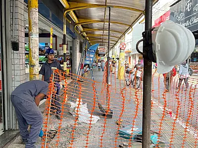 Inicia-se obras para dar cara nova ao centro para torná-lo mais acessível