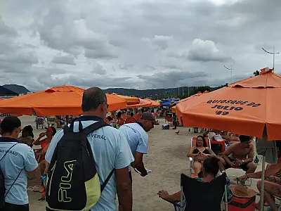 Som abusivo é recordista entre as 1.331 ocorrências registradas nas praias de Guarujá