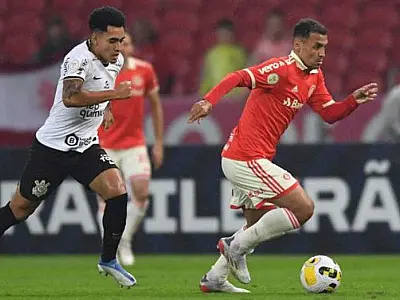 Inter e Corinthians empatam em jogo quente e com quatro gols