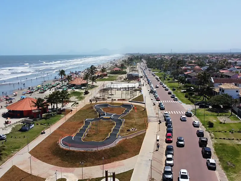 Governo de SP investe R$ 4 milhões e revitaliza orla da Praia do Cibratel, em Itanhaém