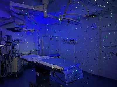 Hospital em Santos cria ambiente especial para crianças no Centro Cirúrgico