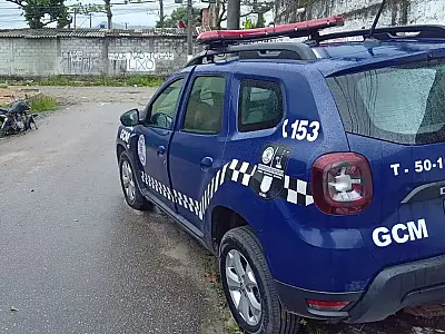 Em patrulhamento, GCM de São Vicente recupera motocicleta furtada em supermercado