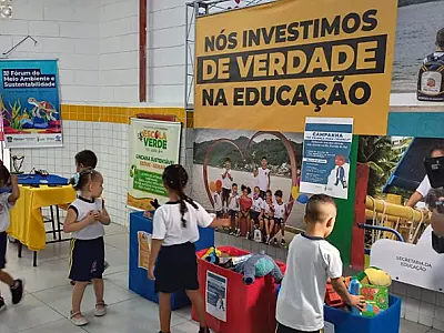 Arrecadação de brinquedos continua a todo vapor nas unidades educacionais de São Vicente