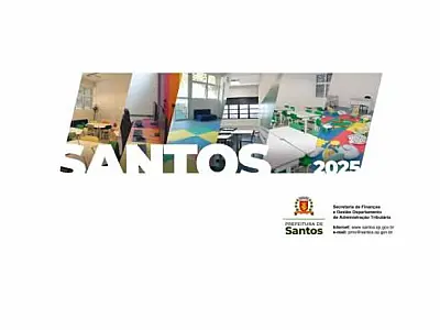 Carnês impressos e digitais do IPTU 2025 já são enviados aos contribuintes de Santos