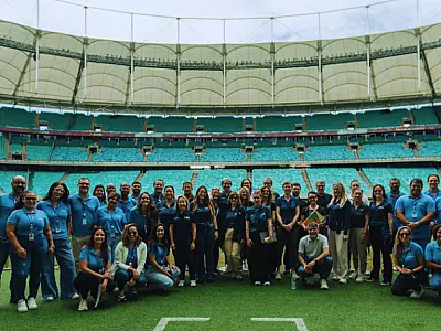 FIFA realiza primeira visita técnica à Arena Fonte Nova para a Copa do Mundo Feminina no Brasil