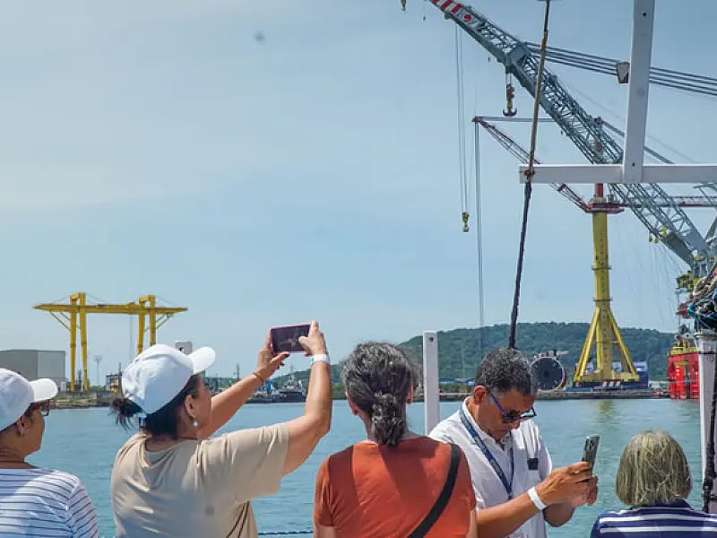 Museu do Porto de Santos lança "PassaPorto" com passeios gratuitos de barco no estuário