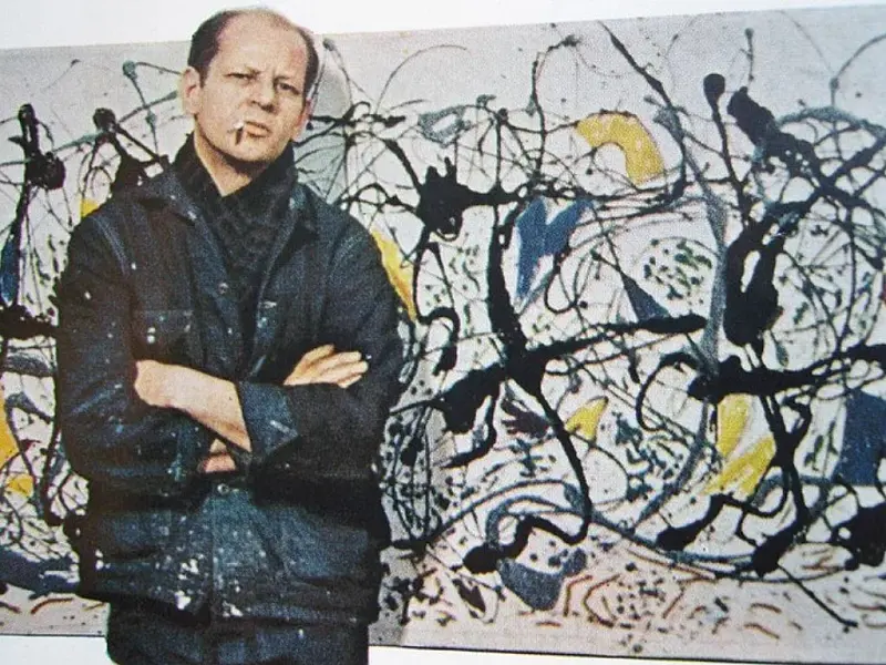 Pintura inédita de Jackson Pollock é encontrada pela polícia da Bulgária