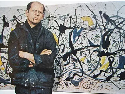Pintura inédita de Jackson Pollock é encontrada pela polícia da Bulgária