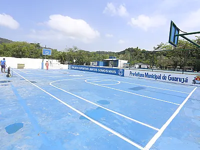 Centro Comunitário Esportivo José Luiz Ribeiro, no Guarujá, recebe melhorias