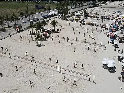 Guarujá recebe 2° Circuito Paulista de Beach Tennis a partir desta sexta-feira (1)