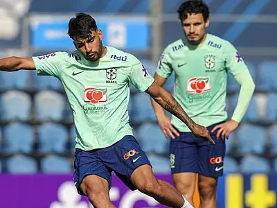 Seleção brasileira realiza 1º treino com grupo completo em Barcelona