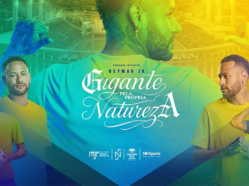 Neymar Jr por um dia: exposição na Mercado Livre Arena Pacaembu tem ações no campo