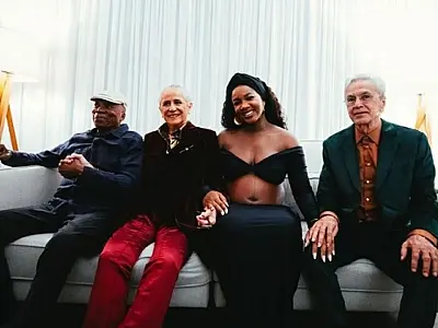 Iza vê show de Bethânia e Caetano ao lado de Milton Nascimento