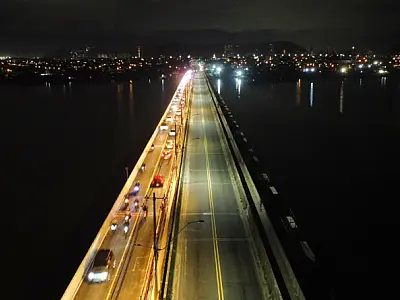 São Vicente inicia reta final da obra do VLT na Ponte dos Barreiros com segurança e organização