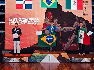 Nathan Torquato, paratleta de Santos, é bicampeão pan-americano