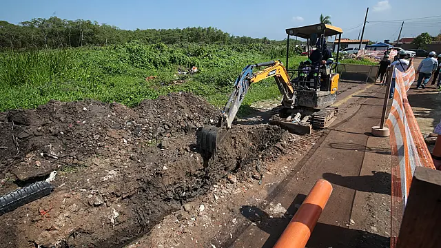 Obras para ampliar abastecimento de água e saneamento básico avançam em Praia Grande