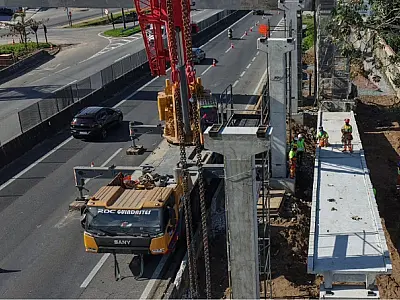 CNL libera, nesta semana, nova rampa de passarela e reforça segurança para moradores de Mongaguá