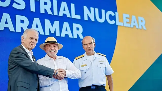 Centro Industrial Nuclear de Aramar, em Iperó (SP), avança na construção de submarino