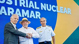 Centro Industrial Nuclear de Aramar, em Iperó (SP), avança na construção de submarino