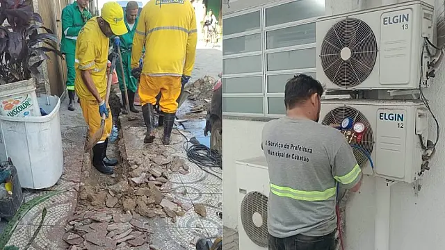Equipe de Zeladoria e Manutenção Urbana realiza serviços de revitalização e manutenção