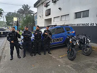 GCM recupera três motocicletas em ações realizadas em São Vicente