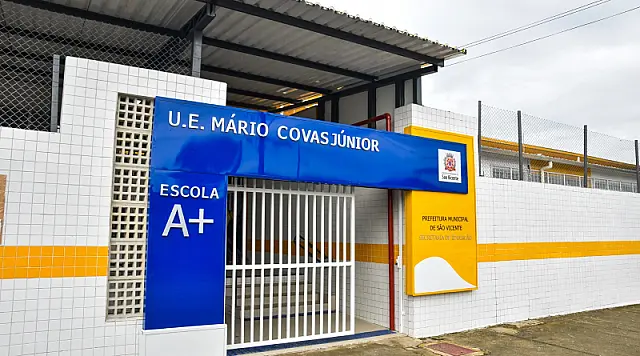 Escolas municipais de São Vicente estão entre 10 melhores da Baixada no Ideb