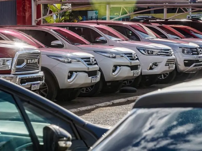 Emplacamentos de veículos cresceram 10% em julho