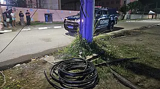 Romu de Mongaguá frustra furto de fios de cobre na Vila Atlântica