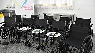 Campanha de tampinhas e lacres do Fundo Social alcança marca de 230  cadeiras de rodas