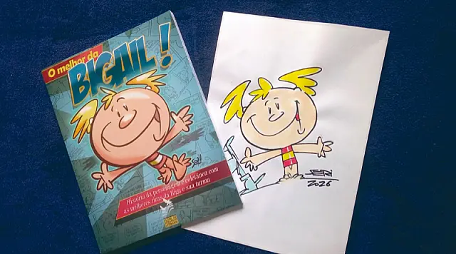 Bigail está de volta: personagem ganha livro com mais de 400 tirinhas