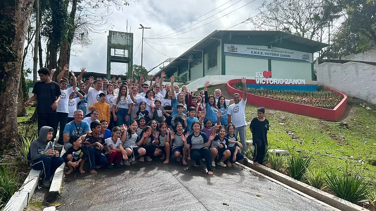 Dia do Bem Fazer revitaliza instalações de escola e de centro comunitário em Cajati (SP)