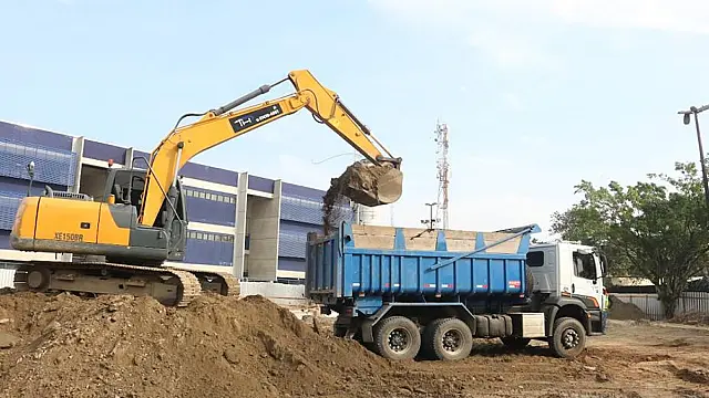 Construção da nova UME Flávio Cipriano avança na Zona Noroeste de Santos