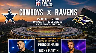 NFL confirma Cowboys x Ravens no Maracanã com show de Pedro Sampaio e Ricky Martin