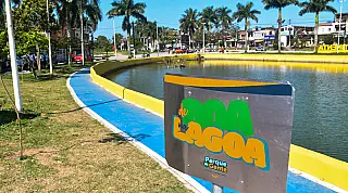 Projeto Escola Verde Azul leva ação ambiental e oficina de plantio para a Lagoa do Quarentenário