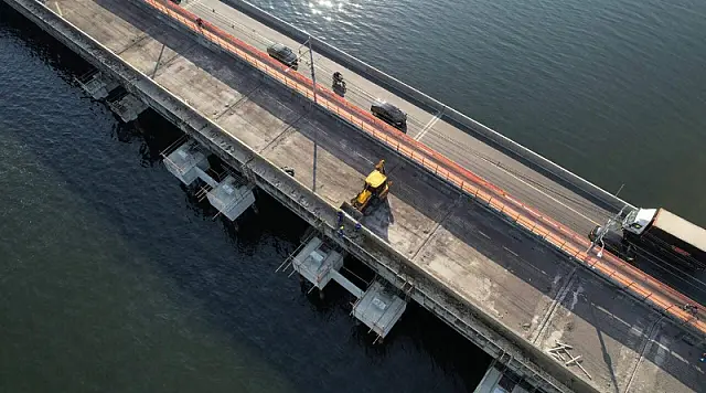 Obra do VLT na Ponte dos Barreiros entra na reta final