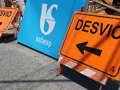 Obras da Sabesp avançam para levar mais água e saneamento a moradores da Baixada Santista