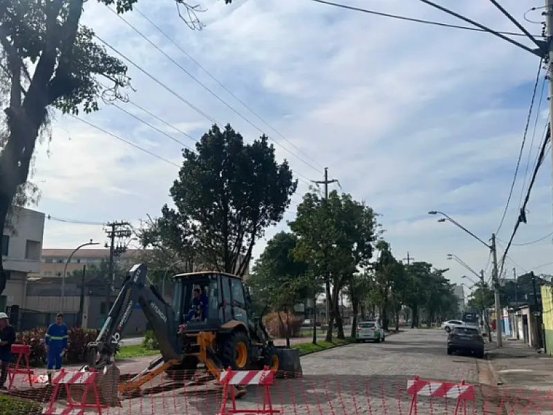 Avenida Henry Borden passa por obras de pavimentação, com interdição temporária em trecho da via