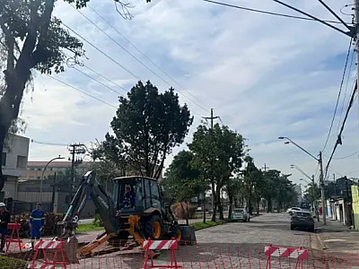 Avenida Henry Borden passa por obras de pavimentação, com interdição temporária em trecho da via