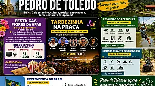 Pedro de Toledo terá feriado prolongado com música, cultura, lazer e turismo
