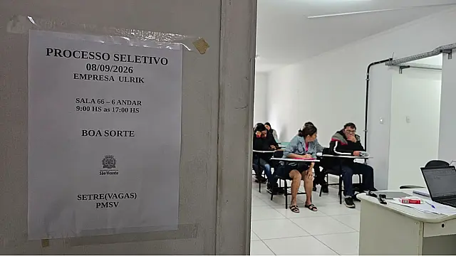São Vicente promove processo seletivo com 40 vagas e aproxima trabalhadores de oportunidades de emprego