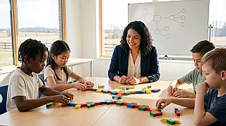 Guarujá capacita educadores para uso de lego em Braille na alfabetização de alunos