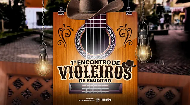 1º Encontro de Violeiros será realizado em setembro no Centro de Registro