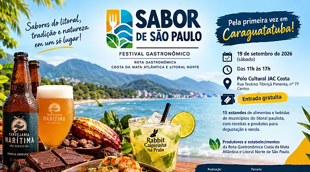 Festival Sabor de São Paulo chega em Caraguatatuba
