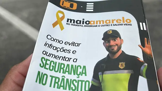 São Vicente inicia ações da Semana Nacional do Trânsito com conscientização sobre pontos cegos dos veículos