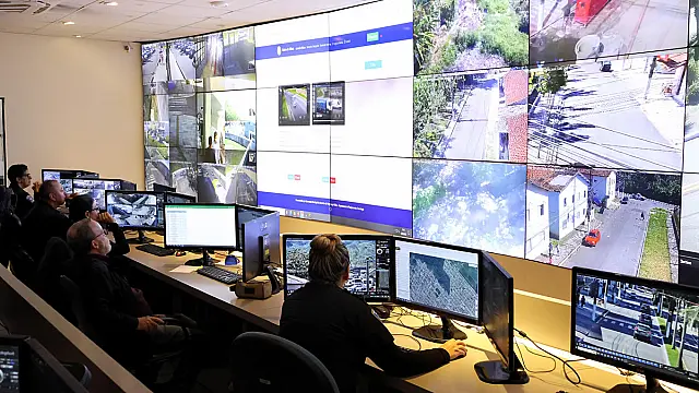 Inovador, sistema de monitoramento de Praia Grande conta com quase 3.800 câmeras